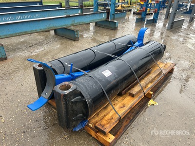 Quantity of (2) 14 in Bore x 53 in x 8 in Rod Lifting Zylinder (Unused)