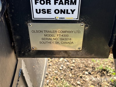 Olson FT-4300 43 ft Header Transport Trailer