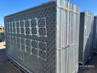 Quantity of (32) 2026 SUNTOP S0610-32 10 ft x 6 ft Chain Link Temporary Site Fence (Unused)