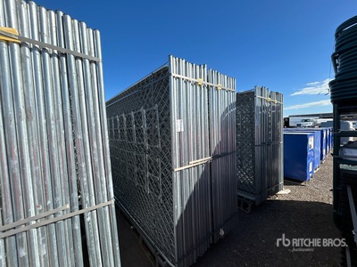 Quantity of (32) 2026 SUNTOP S0610-32 10 ft x 6 ft Chain Link Temporary Site Fence (Unused)