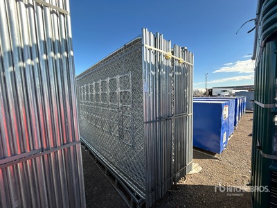 Quantity of (32) 2026 SUNTOP S0610-32 10 ft x 6 ft Chain Link Temporary Site Fence (Unused)