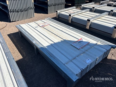 Quantity of (200) 2026 SUNTOP S2134C-200 Corrugated Galvalume Steel Panels (Unused)