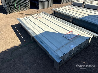 Quantity of (200) 2026 SUNTOP S2134C-200 Corrugated Galvalume Steel Panels (Unused)