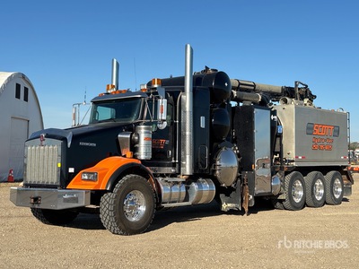 Westech WT8702 on 2014 Kenworth T800 8x6 Sleeper Camion excavateur par aspiration
