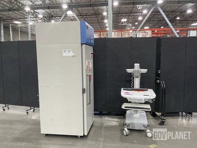 (1) Ergotron Medical Cart & (1) Thermo Scientific Laboratory Freezer