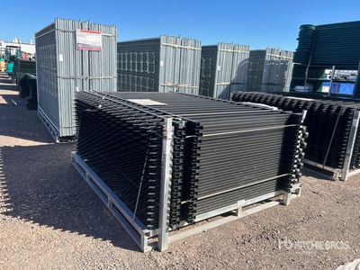 Quantity of (32) 2026 SUNTOP S0608-32 8 ft x 6 ft Powder Coated Wrought Iron Fencing (Unused)