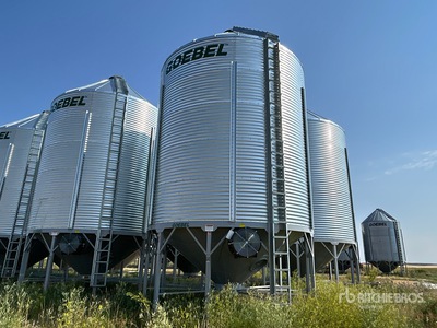 Goebel 8RP18-37-24 +/- 4900 bu 5 Ring Hopper Grain Bin