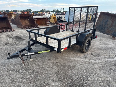 2025 Worldwide 8 ft S/A Utility Trailer