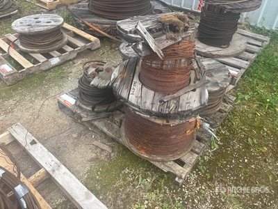 Quantity of (3) Cable Spools Cable
