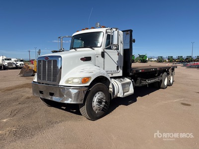 2016 Peterbilt 348 6x4 Flatbed Truck