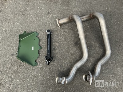(1) Vehicular Hood Cowl, (2) Exhaust Pipes & Assorted Items
