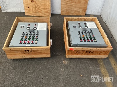 (2) Envirovac Vacuum Sewage System Control Panels