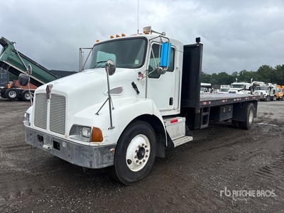 2003 Kenworth T300 4x2 Flatbed Dump Truck