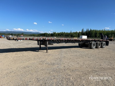 2009 Doepker 52 ft Tri/A Flatbed Trailer