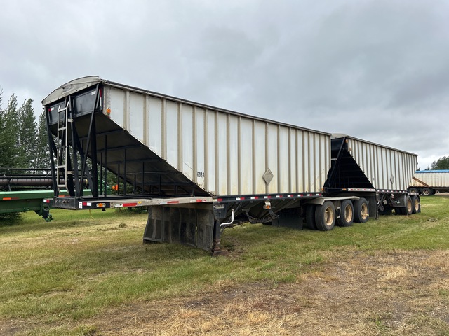 2001 Lode King Super B-Train c/w 2000 Lode King Trailer pup Grain Trailer