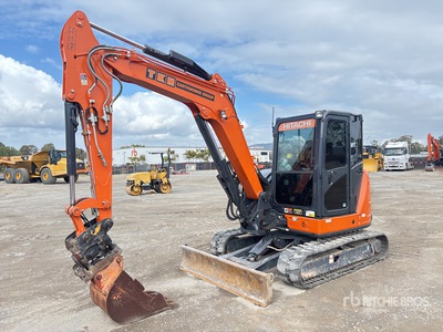 2022 Hitachi ZX65USB-5A Mini Excavator