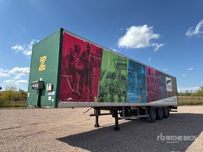 Trouillet SRD338G Tri/A Semi-Remorque Fourgon 3 Essieux Van Trailer