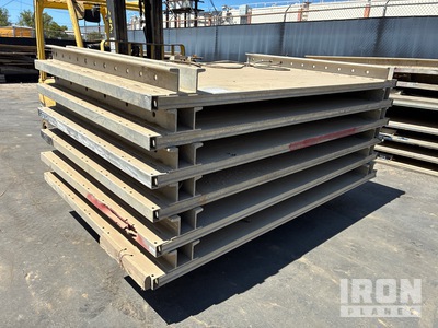 Quantity of (3) 6 ft x 10 ft Aluminum Trench Shields