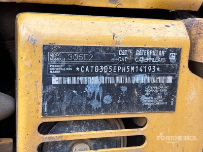 2021 Cat 305E2 CR Mini Excavadora