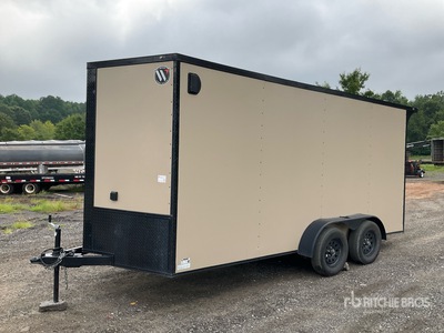 2025 STEEL PINES  16 ft T/A Enclosed Trailer
