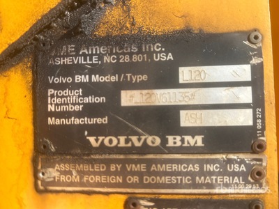 1994 Volvo L-120 Wiellader