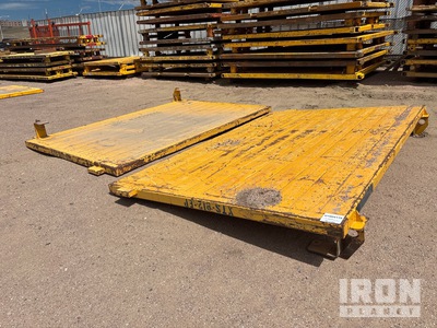 Quantity of (2) Qty of 2 8 ft x 12 ft 4 in Trench hanging panels