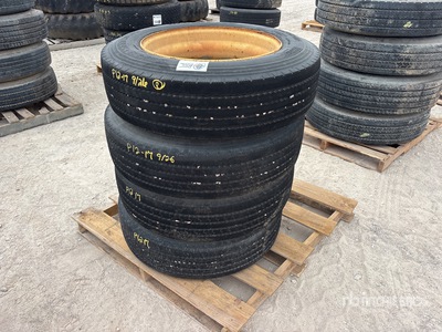 Quantity of (4) Yokohama Super Steel RY103 255/70R22.5 Tires