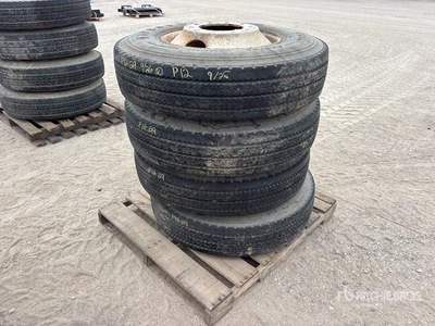 Quantity of (4) Firestone F5560 11R22.5 Tires