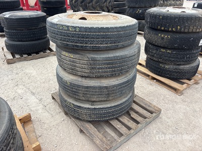 Quantity of (4) Firestone F5560 11R22.5 Tires
