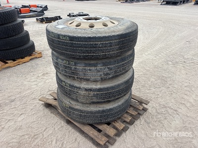Quantity of (4) Firestone F5560 11R22.5 Tires