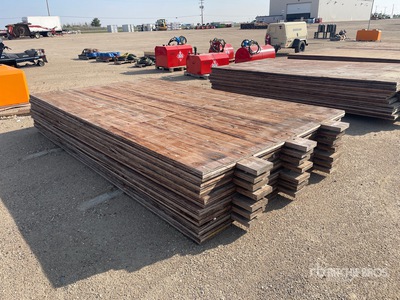 Quantity of (8) Wood Access Rig Mats