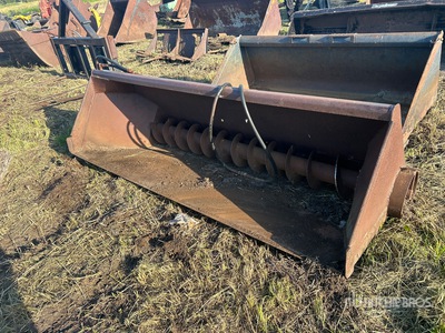99 in Hydraulic Auger Mixing Bucket Accessoire pour chargeuse frontal