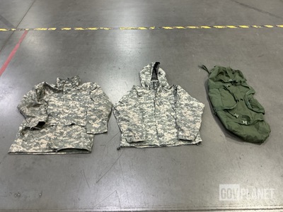 (16) Cold Weather Parkas, (44) Duffel Bags, (8) Jackets & Assorted Items
