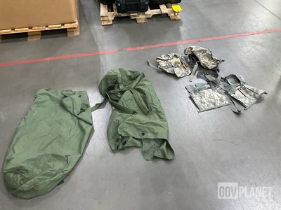 (15) Duffel Bags, (81) Bandoleer Ammunition Pouches & Assorted Items