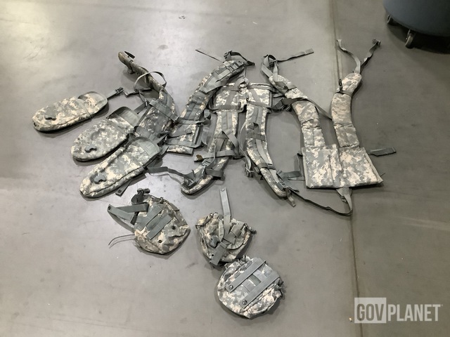(110) Entrenching Tool Carriers, (187) Canteen Pouches & Assorted Items