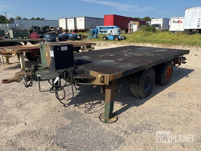 Utility Tool & Body XM1061E1 Flatbed Trailer