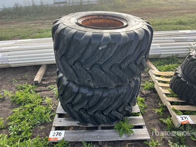 Quantity of (2) Alliance 48x25.00-20 NHS Tires