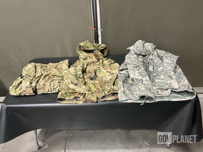 (44) Wet Weather Jackets, (10) Cold Weather Parkas & Assorted Items