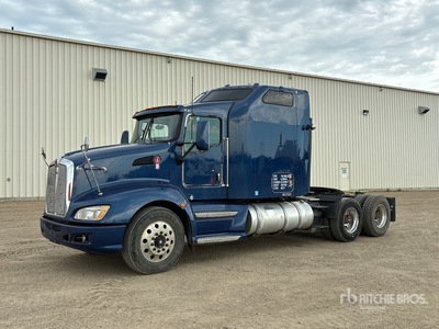 2008 Kenworth T660 6x4 T/A Sleeper Truck Tractor