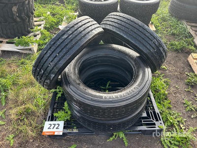 Quantity of (4) Continental 225/70R19.5 Tyres