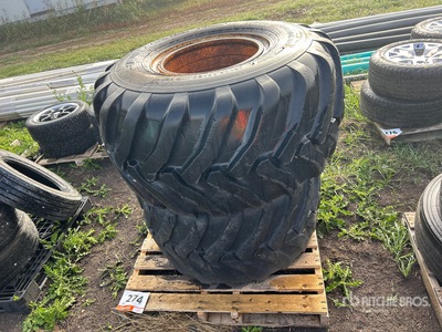 Quantity of (2) Alliance 48x25.00-20 NHS Tires