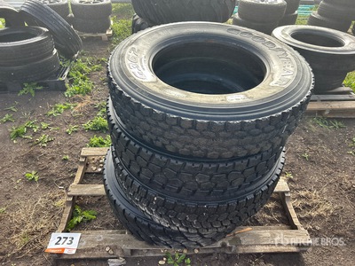 Quantity of (4) 11R24.5 Tyres