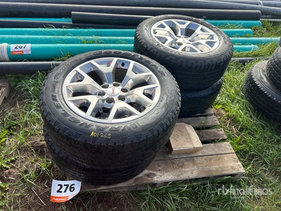 Quantity of (4) Goodyear Wrangler 275/55R20 Tyres