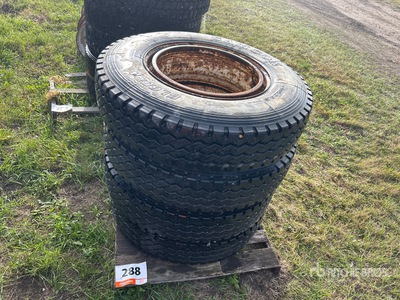 Quantity of (4) Samson 11R24.5 Tires
