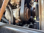 Engine with A/C Compressor