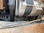 Engine with A/C Compressor