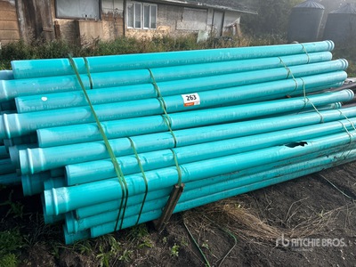 Quantity of (50) 6 in x 13 ft PVC Rohr