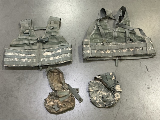 (134) Canteen Pouches & (71) Fighting Load Carriers
