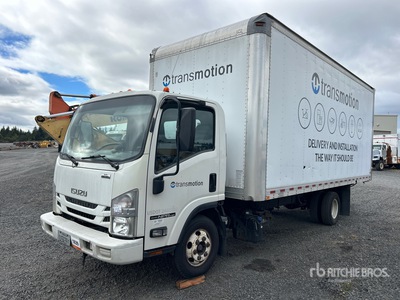 2018 Isuzu NPR 4x2 Van Truck (Inoperable)