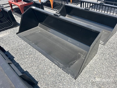 2025 Kit Containers QT-SNB-84 84 in Snow/Litter Skid Steer Bucket (Unused)